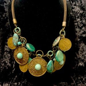 An Ethnic Tribal Statement Necklace